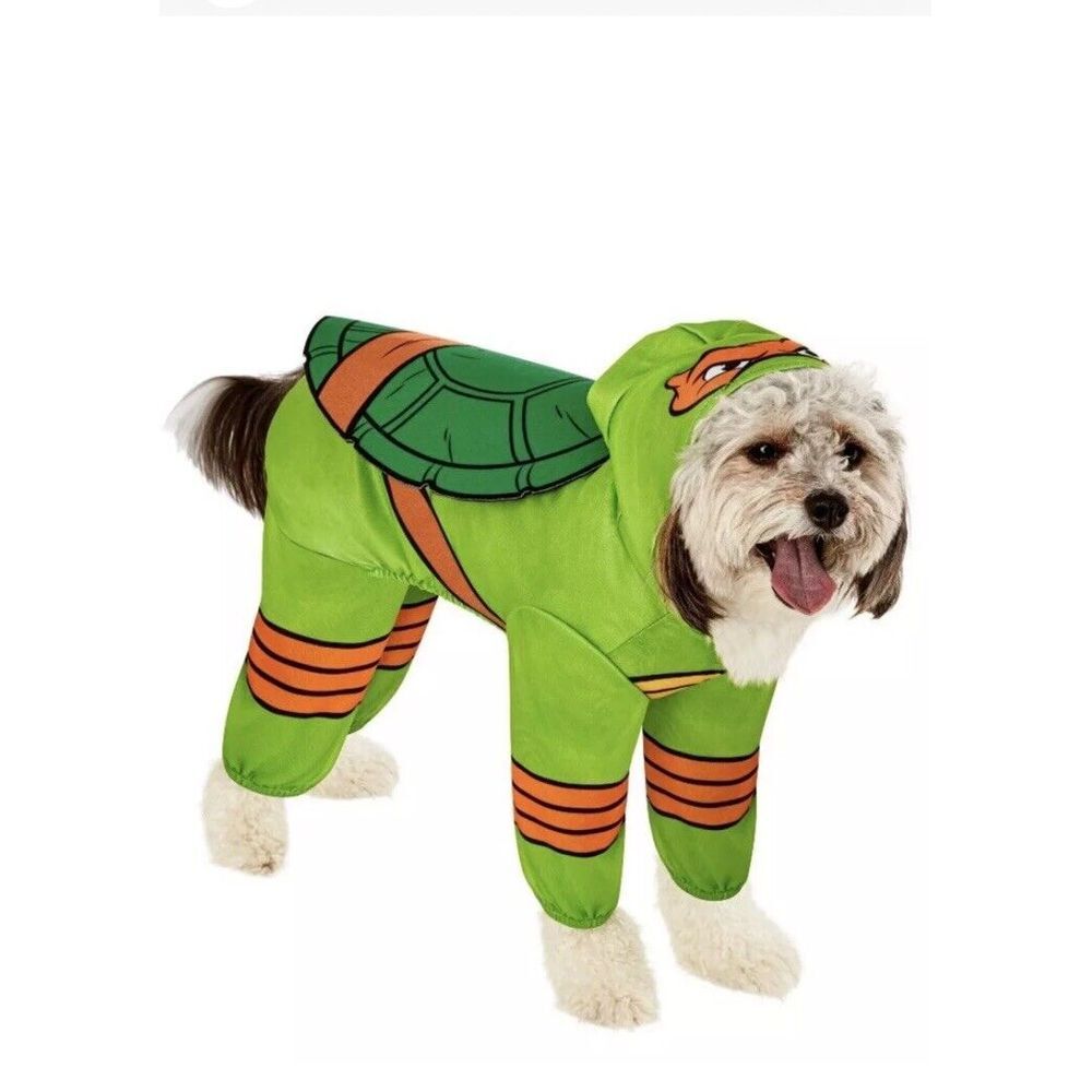 TMNT Michelangelo Teenage Mutant‎ Ninja Turtles Dog Costume Pajamas Size Small